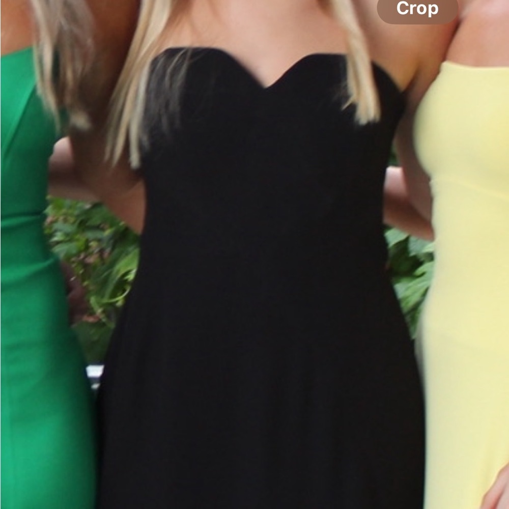 Halston Heritage Long Black Gown - for Prom, Formals, Wedding Guest, etc. - Picture 7 of 8